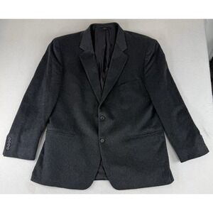 Brooks Brothers 346 Men's 46R Madison Fit 100 Percent Cashmere Blazer Dark Gray